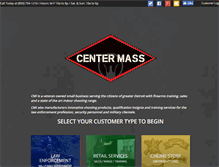 Tablet Screenshot of centermassinc.com
